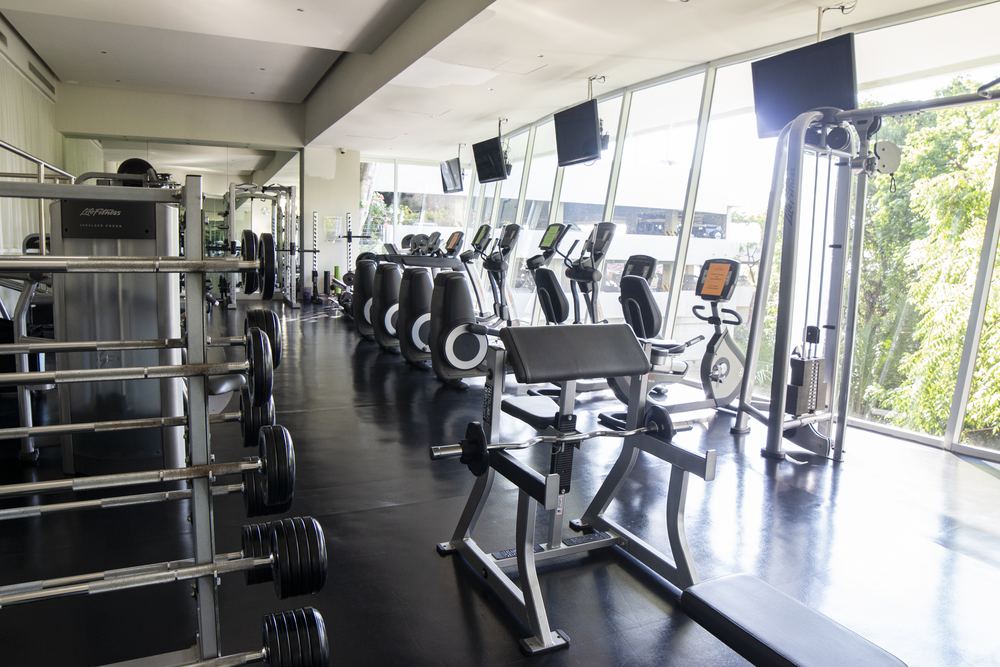 Fitness center, additional equipment