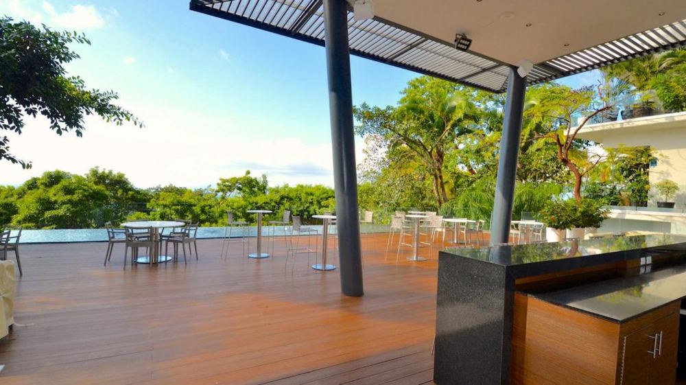 Rooftop sky bar