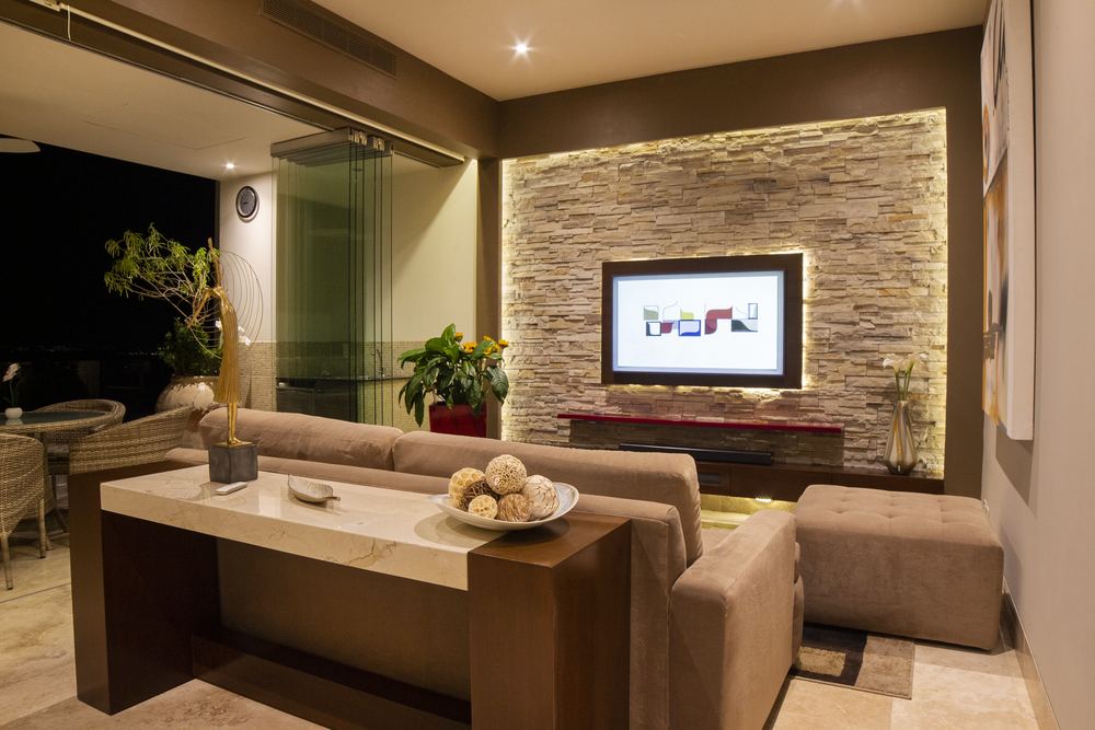Family room with balcony access