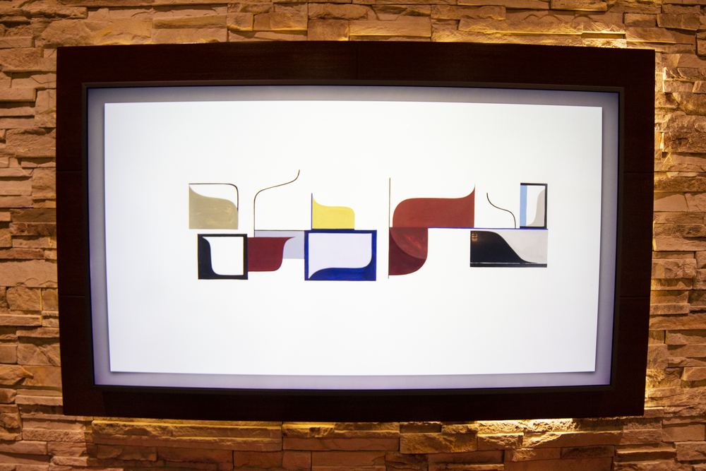 Family room, Samsung Frame TV