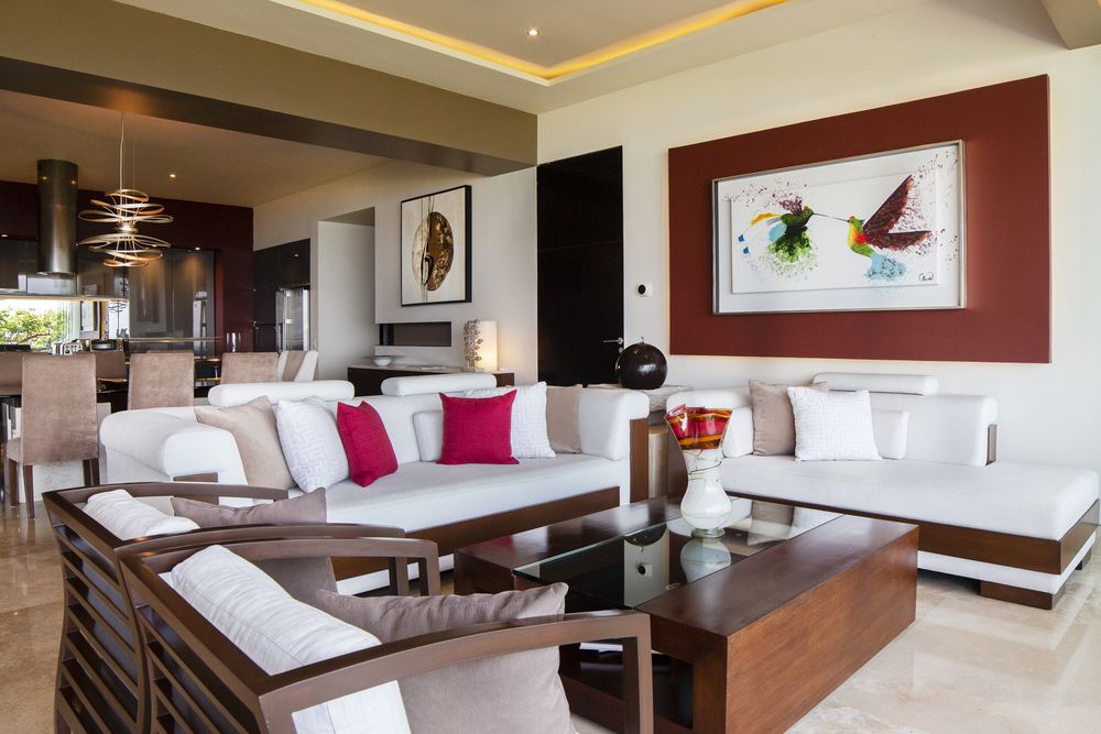Living room, alternate day view