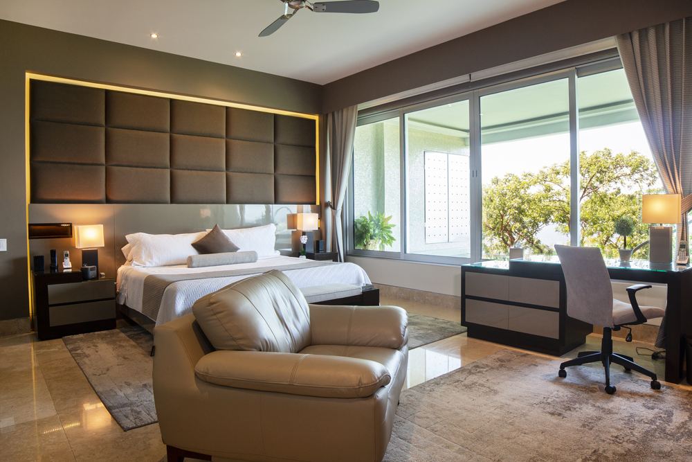 Master bedroom by day
